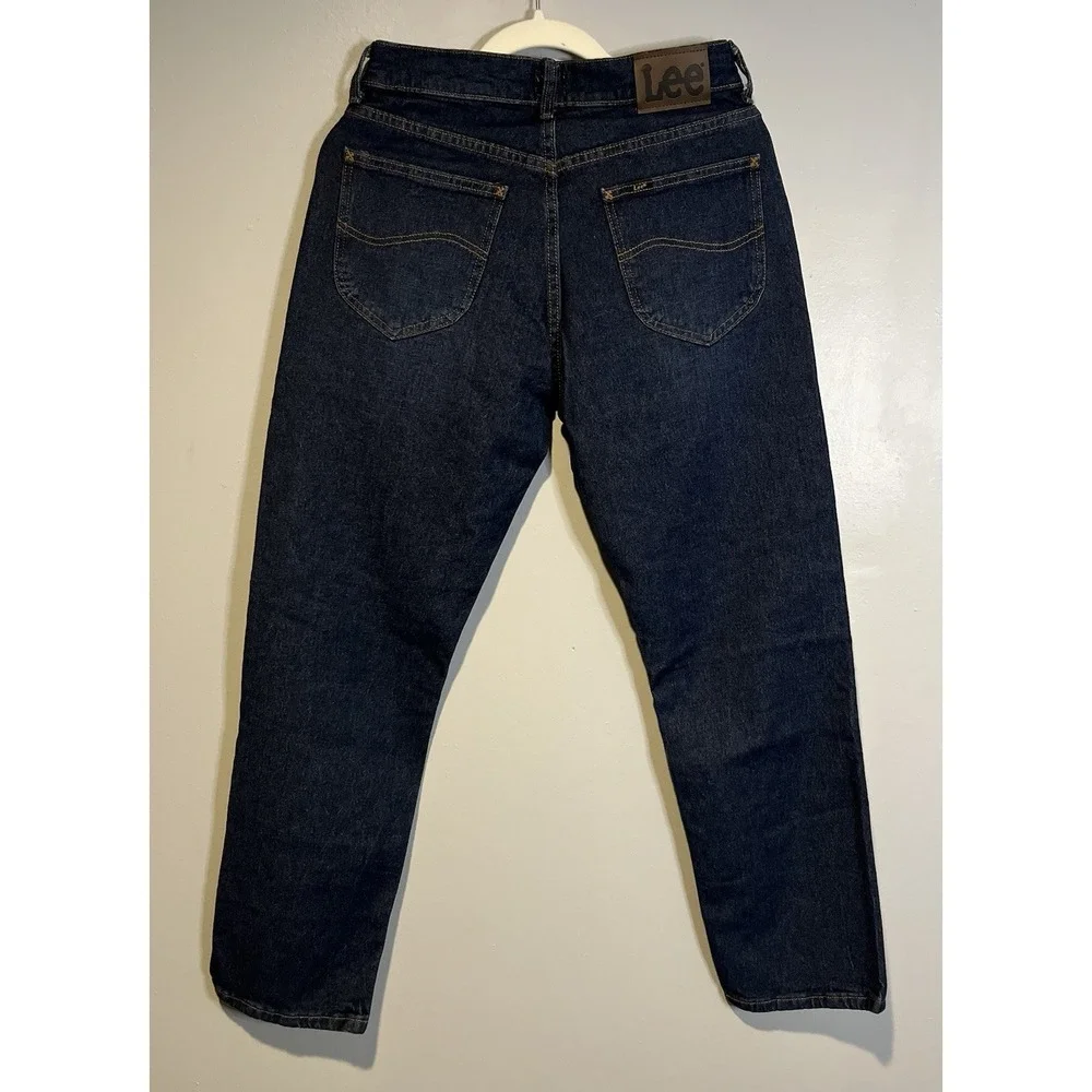 LEE Relaxed Fit Jeans Straight Leg Relaxed Seat & Thigh Dark Blue Night Shade 29